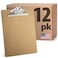 Officemate Recycled Wood Clipboards Letter Size 12Pack with 6 RustResistant Clips Durable Hardboard Writing Surface Made in USA 9 x 125 83712