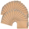 Uzant Mini Clipboards 32 Pack 6 x 9 Small Clipboards Bulk Wooden Memo Mini Clip Boards with Low Profile Clip Hanging Loop for Office Home Classroom Supplies