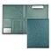 Enyuwlcm PU Leather Portfolio Folder with Clipboard Clip Padfolio for Women Interview School Office Business Green