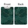Hongri Plastic Cute Clipboard Letter Size for Students Teacher Woman and Kids Low Profile Clip Decorative Pattern Size 9 x 125 in Classic Leaves