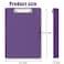 Hongri Clipboard with Storage Purple 85 x 11 Folder Nursing Side Opening Heavy Duty with Dual Compartment Smooth Writing for Teachers Classroom Size 133 x 94 x 15 in Office School Supplies