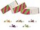 Qubiband Wristbands Striped 500 Pack 34 Wristbands for Events PinkGreen 500 Pack