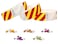Qubiband Wristbands Made Out of Tyvek Striped 500 Pack 34 Wristbands for Events RedYellow 500 Pack