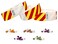 Qubiband Wristbands Made Out of Tyvek Striped 500 Pack 34 Wristbands for Events RedYellow 500 Pack