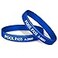 SmartSign 100Pack Adults Pool Pass Silicone Wristbands with Consecutive Numbering Prefix A 116 inch Silicone Bracelet Band 8 L x 05 W x 006 Blue and White