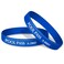 SmartSign 100Pack Adults Pool Pass Silicone Wristbands with Consecutive Numbering Prefix A 116 inch Silicone Bracelet Band 8 L x 05 W x 006 Blue and White