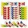 Eersida 500 Pcs Paper Wristbands for Events Tie Dye Rainbow Bracelet Event Wristbands Bulk Adhesive Identification Armbands for concert party classroom festivals