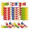 Eersida 500 Pcs Paper Wristbands for Events Tie Dye Rainbow Bracelet Event Wristbands Bulk Adhesive Identification Armbands for concert party classroom festivals