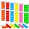 Tudomro 2400 Pack Neon Paper Wristbands Bulk Waterproof Lightweight Adhesive Concert Events Party for Hand Wrist Arm IdentificationMulticolor