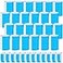 Tudomro 2400 Pack Neon Paper Wristbands Bulk Waterproof Lightweight Adhesive Concert Events Party for Hand Wrist Arm IdentificationBlue