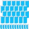 Tudomro 2400 Pack Neon Paper Wristbands Bulk Waterproof Lightweight Adhesive Concert Events Party for Hand Wrist Arm IdentificationBlue