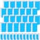 Tudomro 2400 Pack Neon Paper Wristbands Bulk Waterproof Lightweight Adhesive Concert Events Party for Hand Wrist Arm IdentificationBlue