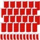 Tudomro 2400 Pack Neon Paper Wristbands Bulk Waterproof Lightweight Adhesive Concert Events Party for Hand Wrist Arm IdentificationRed