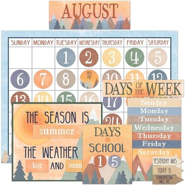 Teacher Created Resources Moving Mountains Calendar Bulletin Board TCR9141