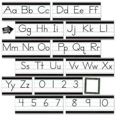 Teacher Created Resources Modern Farmhouse Alphabet Line Bulletin Board TCR8338