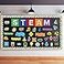 gisgfim STEAM Bulletin Board Decorations STAEM Science Bulletin Board Welcome Cutouts Classroom Decor School Holiday Bulletin Board Decor
