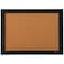 Quartet Cork Board Bulletin Board 17 x 23 Framed Corkboard Black Frame Decorative Hanging Pin Board Perfect for Office Home Decor Home School Message Board or Vision Board 79281