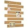 GoTiling Cork Board for Walls 8 Pack Felt Pin Board Bar Strips SelfAdhesive Lightweight Bulletin Board Cork Board for Office with 40 Push Pins No Damage for Wall