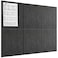 MaxGear Large Cork Board for Wall 36 x 24 Dark Gray Bulletin Board 6 Pack Felt Wall Tiles with Pushpins Cork Boards for Office Pin Board Tack Board Cork Boards