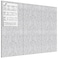 MaxGear Large Cork Board for Wall 36 x 24 Light Gray Bulletin Board 6 Pack Felt Wall Tiles with Pushpins Cork Boards for Office Pin Board Tack Board Cork Boards