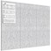 MaxGear Large Cork Board for Wall 36 x 24 Light Gray Bulletin Board 6 Pack Felt Wall Tiles with Pushpins Cork Boards for Office Pin Board Tack Board Cork Boards
