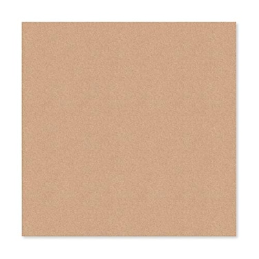 U Brands Cork Canvas Bulletin Board 14 x 14 Inches Frameless 463U0004