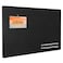 Lightomorrow Bulletin Board 24 x 18 inches Decorative Felt Pin Board Vision Board Cork Board Alternative for Wall Foldable Photo Board SelfAdhesive Vision Board Mood Board with 20 Pushpins Black