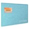 Lightomorrow Bulletin Board 24 x 18 inches Felt Board Decorative Pin Board Cork Board Alternative for Wall Foldable SelfAdhesive Vision Board Mood Board with 20 Pushpins Turquoise Blue