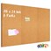 DOLLAR BOSS Cork Board Tiles 6 Packs 12 x 12 12 Thick Cork Bulletin Board Self Adhesive Corkboards for Walls with 60 Pushpins for Home Office Kitchen School Decor Display