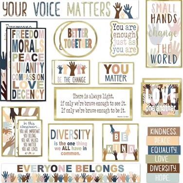 Teacher Created Resources Everyone is Welcome Diversity Mini Bulletin Board TCR7121