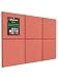 Hsurbtra Cork Board for Wall 24 x 18 Inch 6 Pack Felt Bulletin Notice Board with Pushpins for Office Home School Farmhouse Wall Decor Orange
