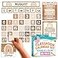 Hadley Designs Classroom Calendar Set Bulletin Board Decorations Boho School Calendar for Classroom Decor Kindergarten Preschool Elementary Teacher Must Haves Homeschool Daycare Essentials