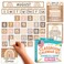 Hadley Designs Classroom Calendar Set Bulletin Board Decorations Boho School Calendar for Classroom Decor Kindergarten Preschool Elementary Teacher Must Haves Homeschool Daycare Essentials