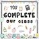 Mooliwe 91 Pcs Composition Notebook Classroom Decor Welcome Back to School Bulletin Board Decor You Complete Our Class First Day of School Marble Composition Notebook Border Trims Cutouts