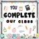 Mooliwe 91 Pcs Composition Notebook Classroom Decor Welcome Back to School Bulletin Board Decor You Complete Our Class First Day of School Marble Composition Notebook Border Trims Cutouts