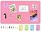 Vuzvuv Pink 28x16 Large Cork Board with 50 Push Pins for Valentines Day SelfAdhesive Bulletin Board for Wall Felt Pin Vision Board for Paste NotesSchedules Offices Home