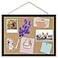 FEBSNOW Cork Board Bulletin Board 157 x 12 Inches with Rectangle Black Frame Hanging Pin for Office Home Message Board or Vision Board Decoration