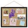 FEBSNOW Cork Board Bulletin Board 157 x 12 Inches with Rectangle Black Frame Hanging Pin for Office Home Message Board or Vision Board Decoration