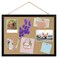 FEBSNOW Cork Board Bulletin Board 157 x 12 Inches with Rectangle Black Frame Hanging Pin for Office Home Message Board or Vision Board Decoration