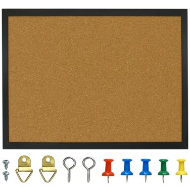 OWLKELA 146 X 11 Inch Cork Board Bulletin Board WallMounted Presentation Message Notice Pin Board Perfect for Office Home Decor School Cubicle