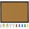 OWLKELA 146 X 11 Inch Cork Board Bulletin Board WallMounted Presentation Message Notice Pin Board Perfect for Office Home Decor School Cubicle