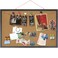 FEBSNOW Cork Board Bulletin Board 23 x 157Inches with Rectangle Black Frame Hanging Pin for Walls Office Message Board or Vision Board Decoration