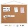 TooCust 20 x 28 Cork Boards for Walls with Wooden Frame 1pack Whiteboard and Cork Board Combo Double Sided Office Board for Wall Organizer Bulletins Board Hanging Pin Board for School Home Office