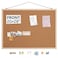 TooCust 20 x 28 Cork Boards for Walls with Wooden Frame 1pack Whiteboard and Cork Board Combo Double Sided Office Board for Wall Organizer Bulletins Board Hanging Pin Board for School Home Office