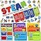 Teling 64 Pcs Stem Steam Science Posters Classroom Bulletin Board Decorations Set Science Project Banners Cutouts Bulletin Board for Classroom Teachers Wall Decor for Pre School Elementary and Middle