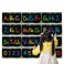 KVZVK 12 Pcs Alphabet Bulletin Board Strips Alphabet Chart and Number Line for Classroom Wall Decorations Including ABC and 010 Number Bulletin Board Decorations