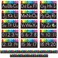 Gethelud Alphabet Bulletin Board Set 15 PCS Crayon DieCut ABC Wall Decorations 26 Upper Lower Case Letters Plus 020 Numbers for Preschool Kindergarten Classroom Playroom Bedroom Decorations