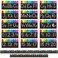 Gethelud Alphabet Bulletin Board Set 15 PCS Crayon DieCut ABC Wall Decorations 26 Upper Lower Case Letters Plus 020 Numbers for Preschool Kindergarten Classroom Playroom Bedroom Decorations