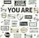 ZOIIWA Greenery Affirmation Station Bulletin Board Set Classroom Decorations Simply Boho Eucalyptus Motivational Posters You Are Positive Affirmations Cutouts Farmhouse Inspirational for Classroom Wal