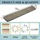 YOUDEFUL 8Pcs Bulletin Board Strips CamelBrown Felt Pin Board Bar Strips with 50 Pushpins SelfAdhesive Felt Cork Board Strips for Wall to Display Your Notes Photos Schedules Announcements